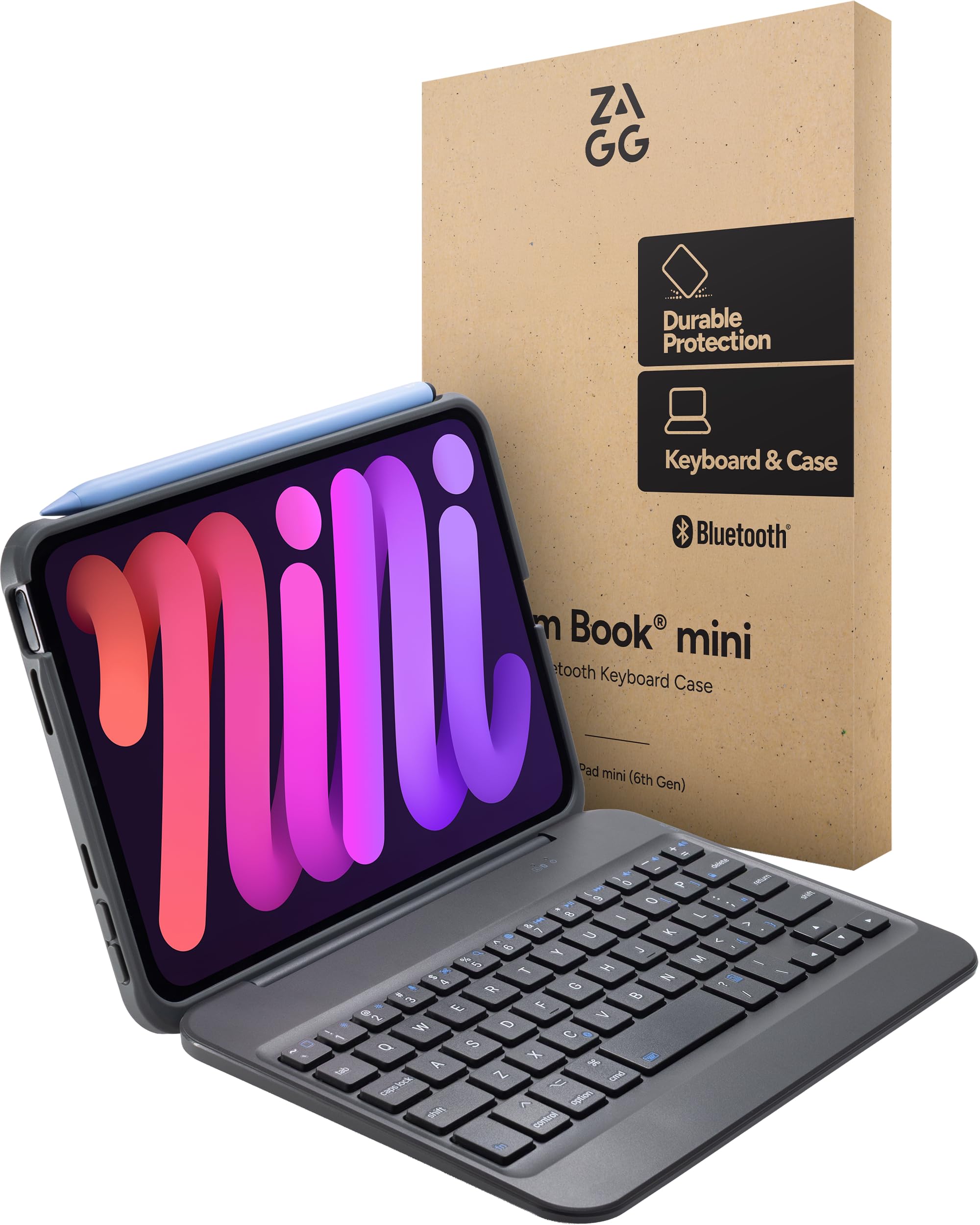 Amazon.com: ZAGG Slim Book mini iPad mini (A17 Pro)/ (Gen 6